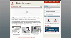 Desktop Screenshot of bilgimikoruyorum.org.tr