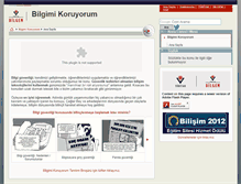 Tablet Screenshot of bilgimikoruyorum.org.tr